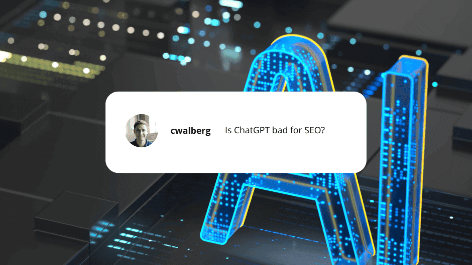 Prompt for ChatGPT showing AI background